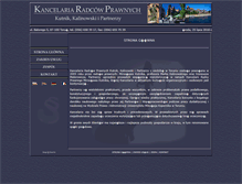 Tablet Screenshot of kutnik-kalinowski.pl